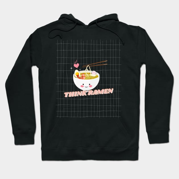 THINK RAMEN EAT RAMEN Hoodie by jeune98